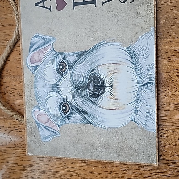 A House Is Not A Home Without A Schnauzer Wooden Sign - 5x10 - Picture 4 of 5